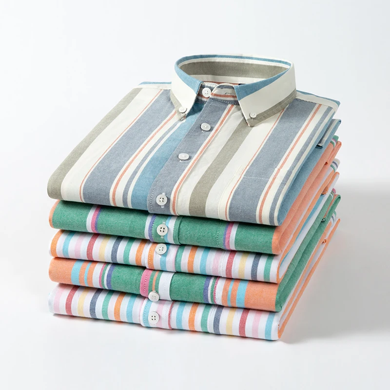 2025 100% 면 옥스포드 셔츠 비즈니스 남성용 캐 - Oxford Cotton Casual Shirt Business 리뷰 및 가격