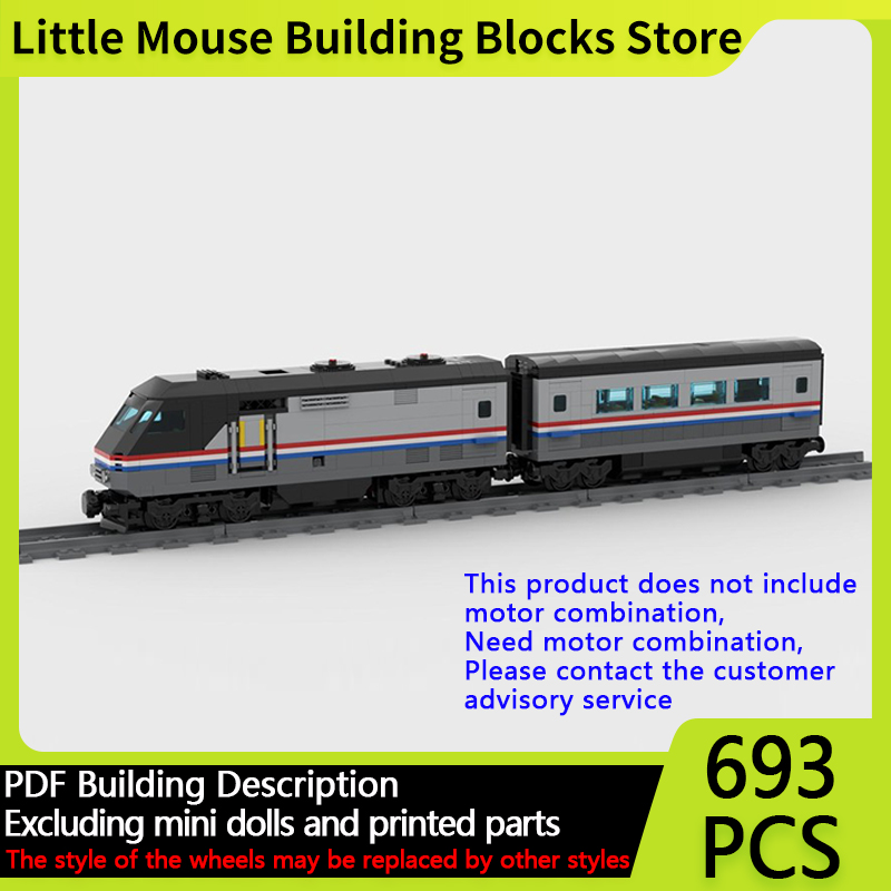 도시 자동차 모델 MOC 빌딩 벽돌 Metroliner - Suits 리뷰 및 가격