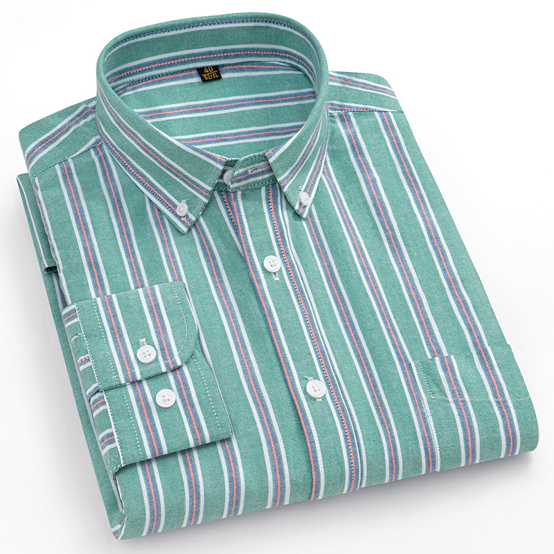 160KG 오버사이즈 셔츠 스트라이프/체크무늬 셔츠 단 - Oxford Cotton Casual Shirt Business 리뷰 및 가격